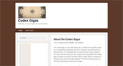 Desktop Screenshot of codexgigas.com