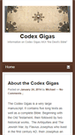 Mobile Screenshot of codexgigas.com